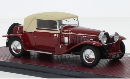 Coche miniatura Bugatti 46 1/43 Matrix Type Faux Cabriolet rojo/beige RHD 1930 Veth & Zoon Bugatti 46 1/43 Matrix Type Faux Cabriolet rojo/beige RHD 1930 Veth & Zoon coche miniatura