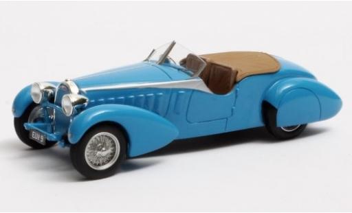 Coche miniatura Bugatti 57 1/43 Matrix Type TT Tourer by Bertelli azul RHD 1935 Fahrgestellnr. 316 Therese Bugatti 57 1/43 Matrix Type TT Tourer by Bertelli azul RHD 1935 Fahrgestellnr. 316 Therese coche miniatura