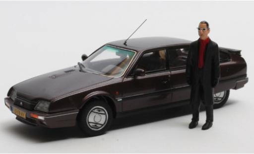 Coche miniatura Citroen CX 1/43 Matrix 25 GTi Turbo 2 metalico purpura 1986 Rotterdam Edition avec Figur: Jules D. Citroen CX 1/43 Matrix 25 GTi Turbo 2 metalico purpura 1986 Rotterdam Edition avec Figur: Jules D. coche miniatura