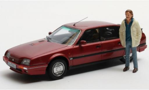 Coche miniatura Citroen CX 1/43 Matrix 25 GTi Turbo 2 metalico rojo 1986 Duisburg Edition avec Figur: Horst S. Citroen CX 1/43 Matrix 25 GTi Turbo 2 metalico rojo 1986 Duisburg Edition avec Figur: Horst S. coche miniatura