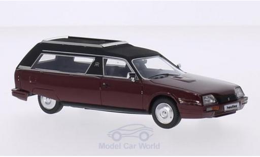Coche miniatura Citroen CX 1/43 Matrix Heuliez Corbillard Hearse rojo/matt-negro 1979 Citroen CX 1/43 Matrix Heuliez Corbillard Hearse rojo/matt-negro 1979 coche miniatura