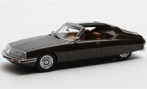 Coche miniatura Citroen SM 1/43 Matrix Heuliez Espace metalico marron 1970 Citroen SM 1/43 Matrix Heuliez Espace metalico marron 1970 coche miniatura