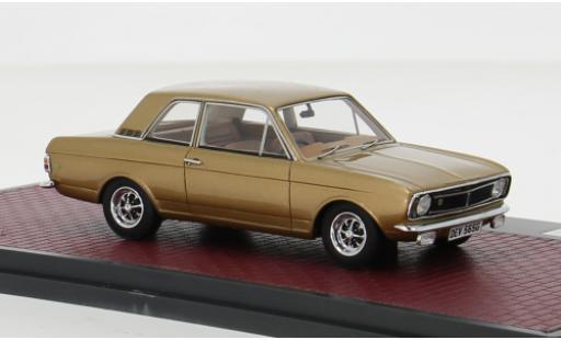 Ford Cortina 1/43 Matrix Lotus MkII gold 1966 1:43 coche miniatura