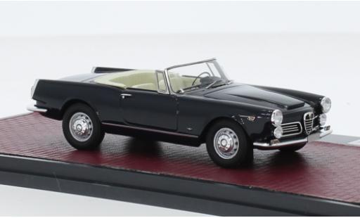 Alfa Romeo 2600 1/43 Matrix Spider azul foncé 1962 coche miniatura