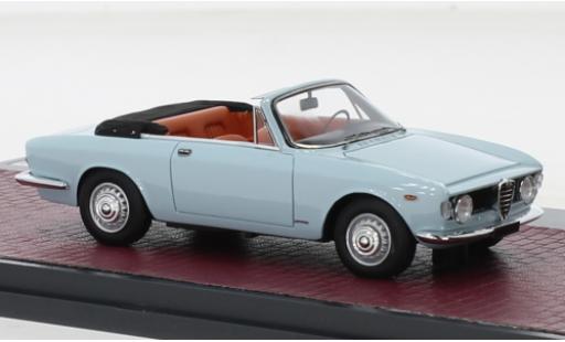 Alfa Romeo Giulia 1/43 Matrix GTC Touring cabriolet azul clair 1964 coche miniatura