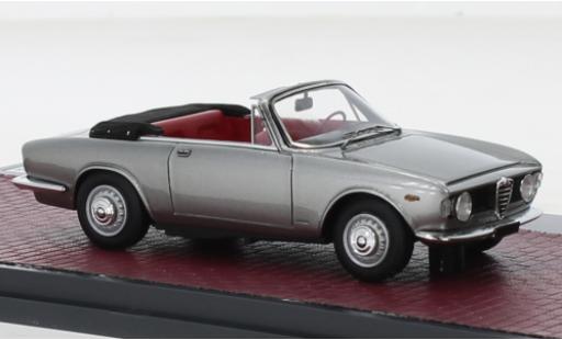 Alfa Romeo Giulia 1/43 Matrix GTC Touring cabriolet metallise gris 1964 coche miniatura