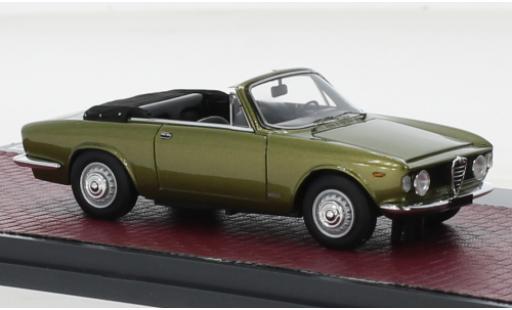 Alfa Romeo Giulia 1/43 Matrix GTC Touring cabriolet metallise verde 1964 coche miniatura
