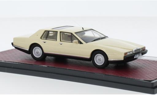 Aston Martin Lagonda 1/43 Matrix S2 beige clair RHD 1980 coche miniatura