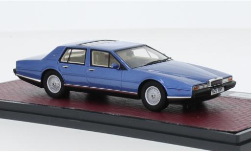 Aston Martin Lagonda 1/43 Matrix S2 metallise azul RHD 1980 coche miniatura