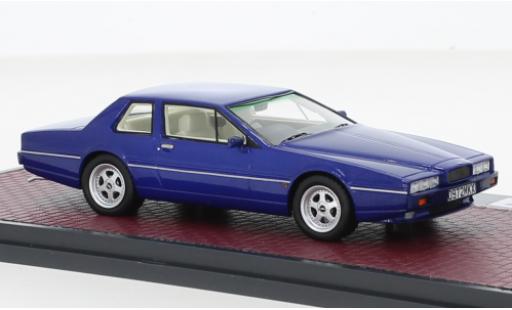 Aston Martin Lagonda 1/43 Matrix SWB Virage metallise azul RHD 1986 coche miniatura