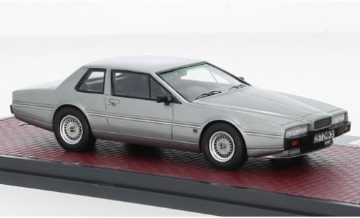 Aston Martin Lagonda 1/43 Matrix SWB Virage metallise gris RHD 1986 coche miniatura