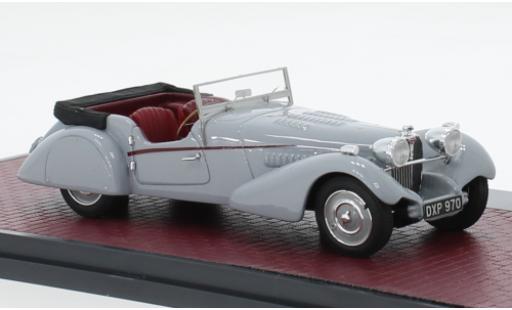 Bugatti 57 1/43 Matrix TSC Sports Tourer Vanden Plas gris clair RHD 1938 coche miniatura