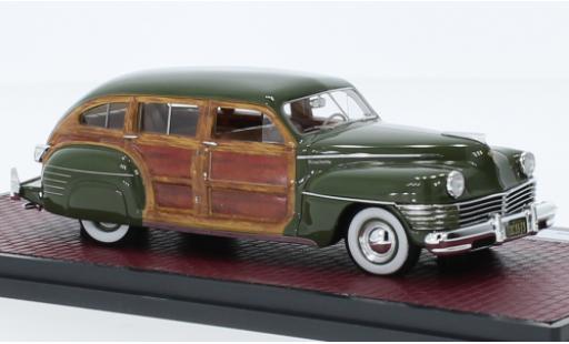 Chrysler Town & Country 1/43 Matrix Wagon vert/optique de bois 1942 coche miniatura