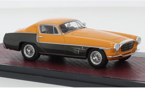 Coche miniatura Ferrari 375 1/43 Matrix MM Coupe by Ghia naranja/metallise gris 1954 Ferrari 375 1/43 Matrix MM Coupe by Ghia naranja/metallise gris 1954 coche miniatura