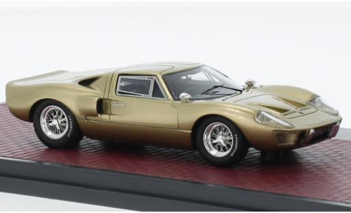 Ford GT40 1/43 Matrix MkIII doré RHD 1967 coche miniatura