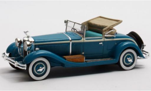 Coche miniatura Isotta Fraschini 1/43 Matrix 8A SS Castagna Roadster azul RHD 1929 Isotta Fraschini 1/43 Matrix 8A SS Castagna Roadster azul RHD 1929 coche miniatura