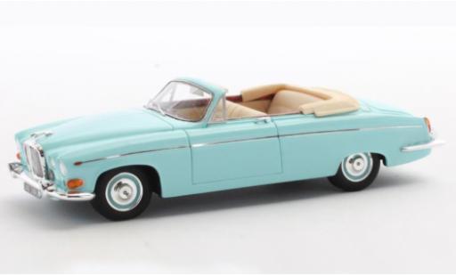 Coche miniatura Jaguar 420 1/43 Matrix G Convertible azul RHD 1969 Jaguar 420 1/43 Matrix G Convertible azul RHD 1969 coche miniatura