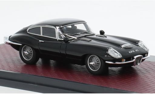 Jaguar E-Type 1/43 Matrix Coombs Italsuisse Frua Coupe negro RHD 1966 coche miniatura