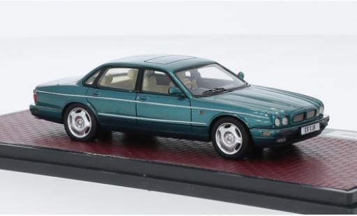 Jaguar XJ 1/43 Matrix R (X300) metallise turquesa RHD 1994 coche miniatura