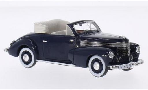 Coche miniatura Opel Capitaine 1/43 Matrix Hebmüller cabriolet azul foncé Opel Capitaine 1/43 Matrix Hebmüller cabriolet azul foncé coche miniatura