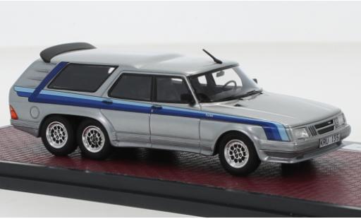Coche miniatura Saab 90 1/43 Matrix 6 Turbo Concept gris 1984 Saab 90 1/43 Matrix 6 Turbo Concept gris 1984 coche miniatura