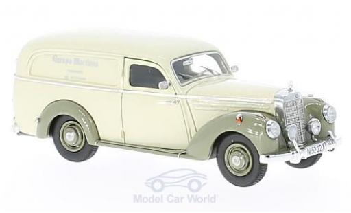 Coche miniatura Mercedes 220 1/43 Matrix Lieferwagen Autenrieth beige/gris 1952 Mercedes 220 1/43 Matrix Lieferwagen Autenrieth beige/gris 1952 coche miniatura