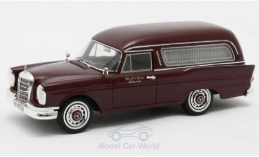 Coche miniatura Mercedes 220 1/43 Matrix SE (W111) Pollmann rojo 1966 Mercedes 220 1/43 Matrix SE (W111) Pollmann rojo 1966 coche miniatura