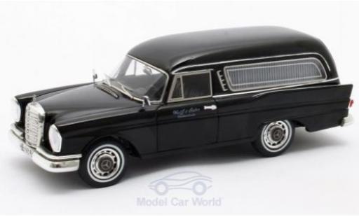 Coche miniatura Mercedes 220 1/43 Matrix SE (W111) Pollmann negro 1966 Mercedes 220 1/43 Matrix SE (W111) Pollmann negro 1966 coche miniatura