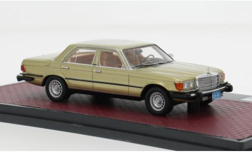 Coche miniatura Mercedes 300 1/43 Matrix SD Turbodiesel (W116) USA gold 1978 1:43 Mercedes 300 1/43 Matrix SD Turbodiesel (W116) USA gold 1978 1:43 coche miniatura