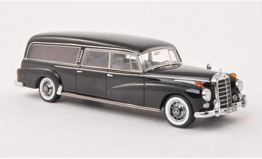 Coche miniatura Mercedes 300 1/43 Matrix C (W186) Binz Hearse negro 1956 Mercedes 300 1/43 Matrix C (W186) Binz Hearse negro 1956 coche miniatura