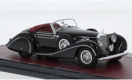Coche miniatura Mercedes 540 1/43 Matrix K Spezialroadster Sindelfingen negro 1939 Mercedes 540 1/43 Matrix K Spezialroadster Sindelfingen negro 1939 coche miniatura