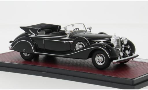 Coche miniatura Mercedes 770 1/43 Matrix K (W150) Cabriolet B schwarz 1939 1:43 Mercedes 770 1/43 Matrix K (W150) Cabriolet B schwarz 1939 1:43 coche miniatura