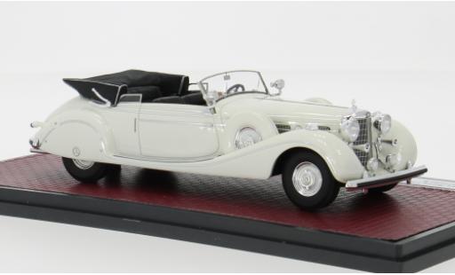 Coche miniatura Mercedes 770 1/43 Matrix K (W150) Cabriolet B weiss 1939 1:43 Mercedes 770 1/43 Matrix K (W150) Cabriolet B weiss 1939 1:43 coche miniatura