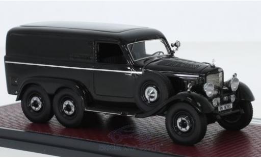 Coche miniatura Mercedes G4 1/43 Matrix (W31) Kastenwagen negro 1939 Mercedes G4 1/43 Matrix (W31) Kastenwagen negro 1939 coche miniatura