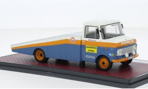 Opel Blitz 1/43 Matrix naranja/blau Autotrans Comp. Lasse Widenborg 1970 1:43 coche miniatura