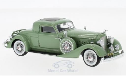 Coche miniatura Packard 110 1/43 Matrix 8 Twelve Stationary Coupe Dietrich verde 1934 Packard 110 1/43 Matrix 8 Twelve Stationary Coupe Dietrich verde 1934 coche miniatura