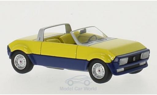 Coche miniatura Peugeot 104 1/43 Matrix Peugette by Pininfarina amarillo/azul 1976 Peugeot 104 1/43 Matrix Peugette by Pininfarina amarillo/azul 1976 coche miniatura