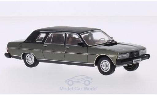 Coche miniatura Peugeot 604 1/43 Matrix Heuliez Limousine metalico verde/matt-negro 1980 Peugeot 604 1/43 Matrix Heuliez Limousine metalico verde/matt-negro 1980 coche miniatura