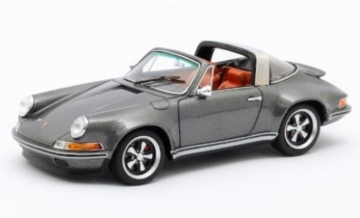 Coche miniatura Porsche 911 1/43 Matrix Targa Singer Design metalico gris Porsche 911 1/43 Matrix Targa Singer Design metalico gris coche miniatura