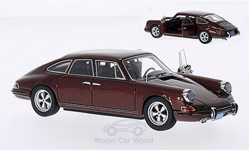 Coche miniatura Porsche 911 1/43 Matrix Trautman & Barnes metalico marron 1972 mit 2 geöffneten Türen Porsche 911 1/43 Matrix Trautman & Barnes metalico marron 1972 mit 2 geöffneten Türen coche miniatura