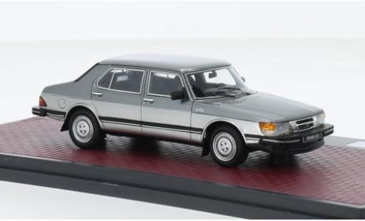 Saab 900 1/43 Matrix CD Turbo metallise grau 1981 1:43 coche miniatura