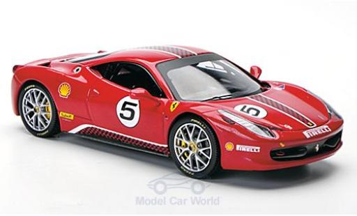 Ferrari 458 Challenge 1/43 Hot Wheels Elite Challenge No.5 coche miniatura