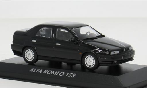 Alfa Romeo 155 1/43 Maxichamps schwarz 1992 1:43 coche miniatura