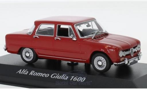 Coche miniatura Alfa Romeo Giulia 1/43 Maxichamps 1600 rojo 1970 Alfa Romeo Giulia 1/43 Maxichamps 1600 rojo 1970 coche miniatura