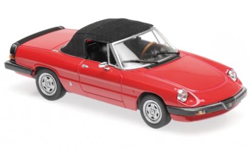 Coche miniatura Alfa Romeo Spider 1/43 Maxichamps rojo 1983 Alfa Romeo Spider 1/43 Maxichamps rojo 1983 coche miniatura