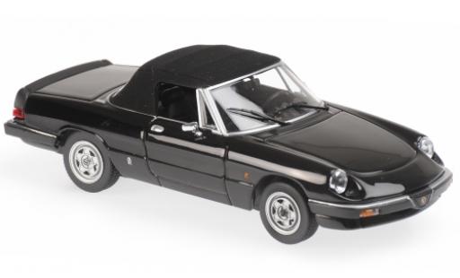 Coche miniatura Alfa Romeo Spider 1/43 Maxichamps negro 1983 Alfa Romeo Spider 1/43 Maxichamps negro 1983 coche miniatura