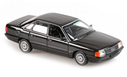 Coche miniatura Audi 100 1/43 Maxichamps metalico negro 1990 Audi 100 1/43 Maxichamps metalico negro 1990 coche miniatura