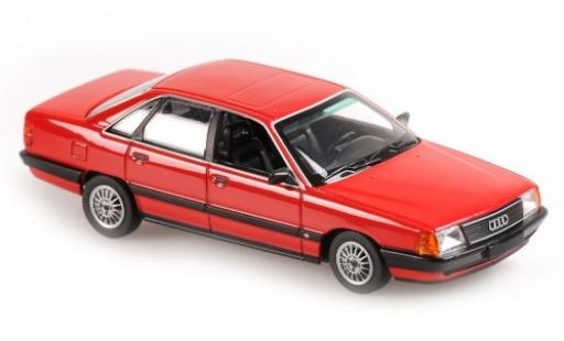 Coche miniatura Audi 100 1/43 Maxichamps rojo 1990 Audi 100 1/43 Maxichamps rojo 1990 coche miniatura