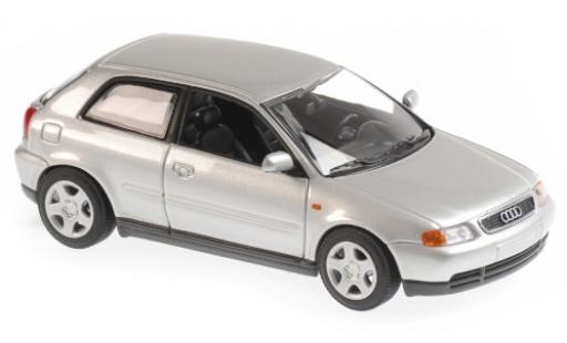 Coche miniatura Audi A3 1/43 Maxichamps (8L) gris 1996 Audi A3 1/43 Maxichamps (8L) gris 1996 coche miniatura