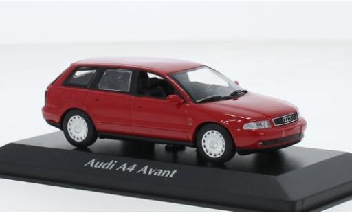 Coche miniatura Audi A4 1/43 Maxichamps Avant rojo 1995 1:43 Audi A4 1/43 Maxichamps Avant rojo 1995 1:43 coche miniatura